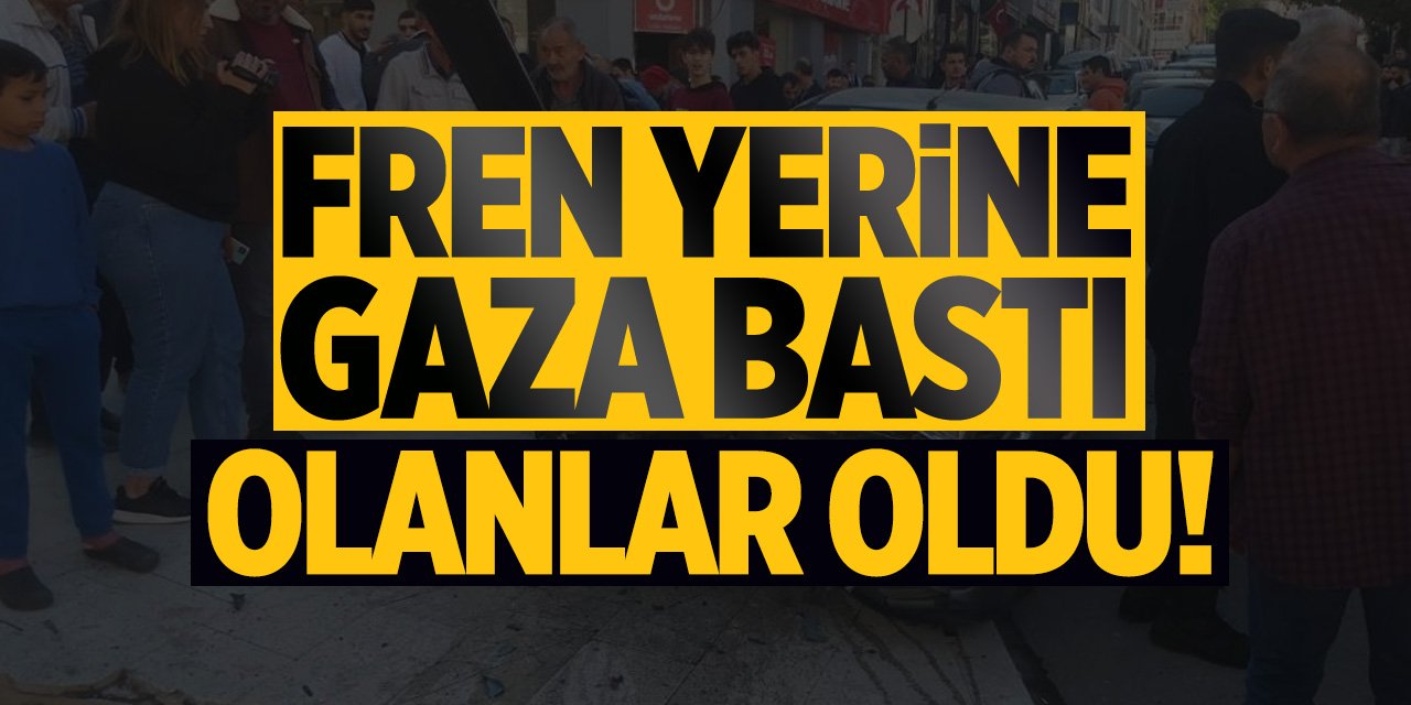 Fren yerine gaza bastı olanlar oldu!