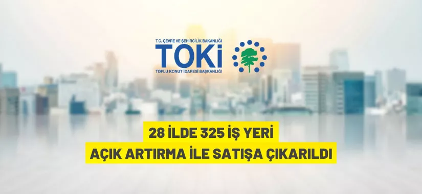 TOKİ'den iş yeri satışı