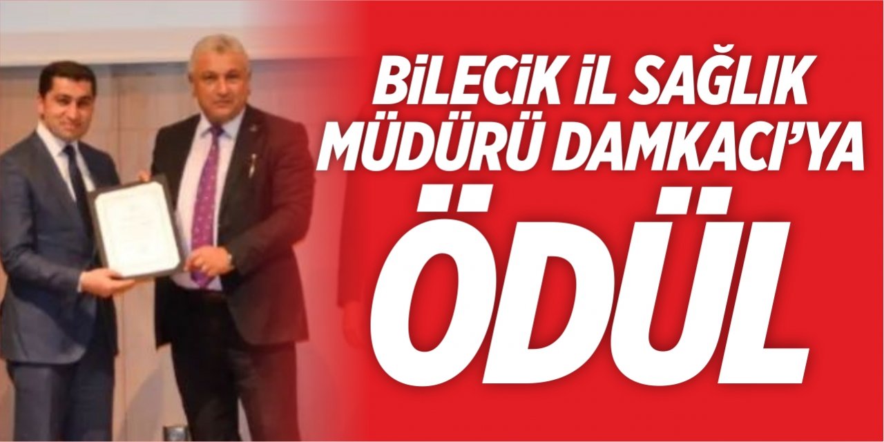 Bilecik İl Sağlık Müdürlüğüne ödül