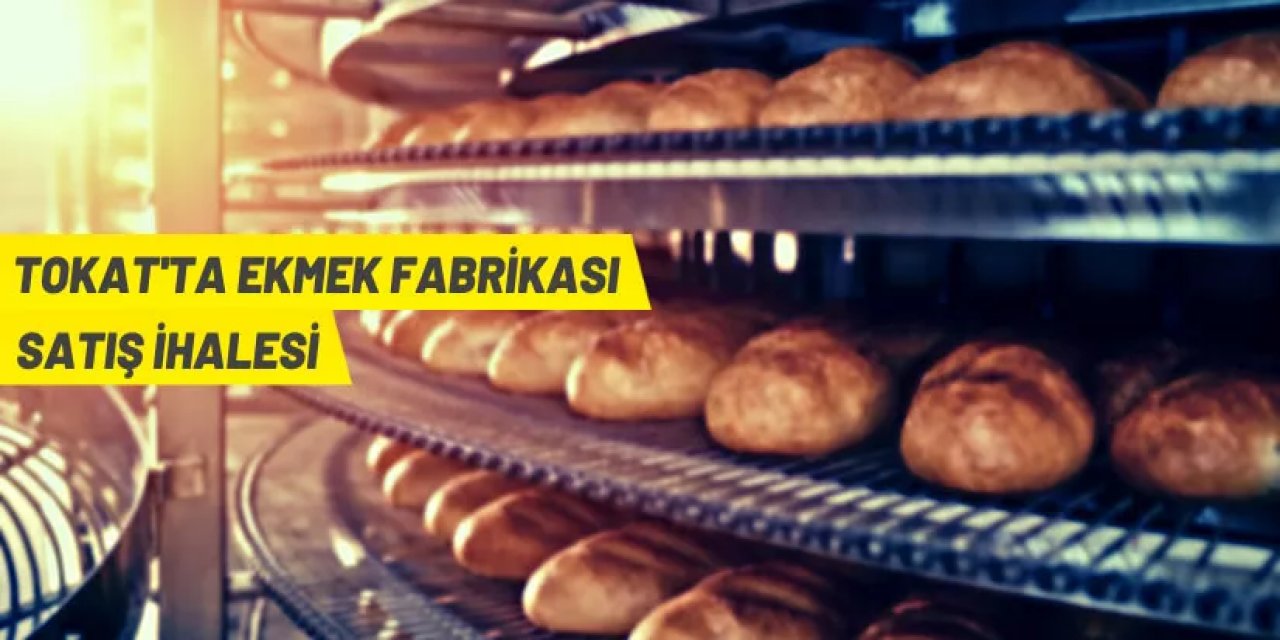 Tokat'ta ekmek fabrikası ve arsası satışa çıktı