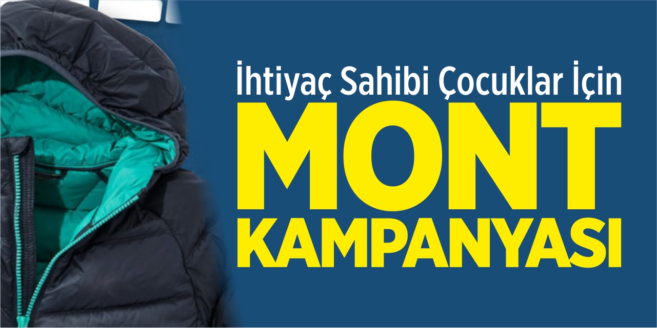 İhtiyaç sahibi çocuklar için mont kampanyası