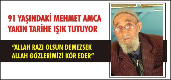 "ALLAH RAZI OLSUN DEMEZSEK ALLAH GÖZLERİMİZİ KÖR EDER"