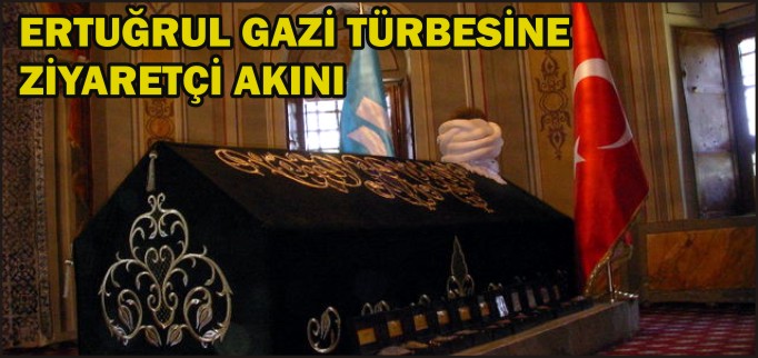 ERTUĞRUL GAZİ TÜRBESİNE ZİYARETÇİ AKINI