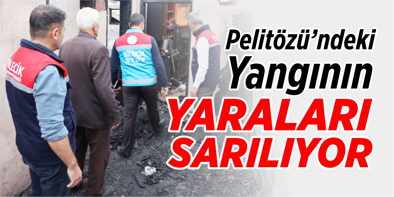 Pelitözü’ndeki yangının yaraları sarılıyor