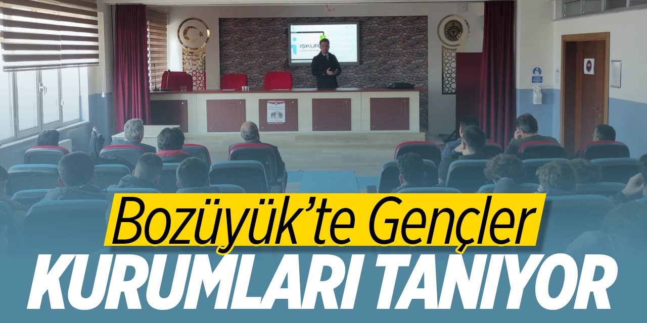 Bozüyük’te Gençler Kurumları Tanıyor