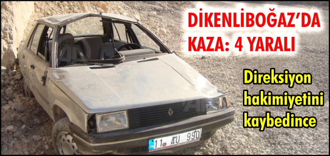 DİKENLİBOĞAZ’DA KAZA