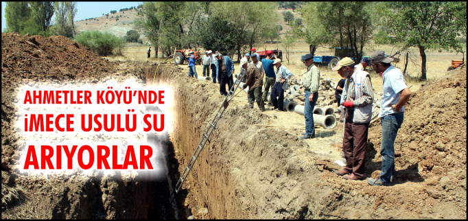 İMECE USULÜ SU ARIYORLAR