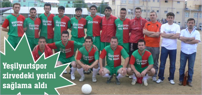 YEŞİLYURTSPOR ZİRVEDEKİ YERİNİ SAĞLAMA ALDI