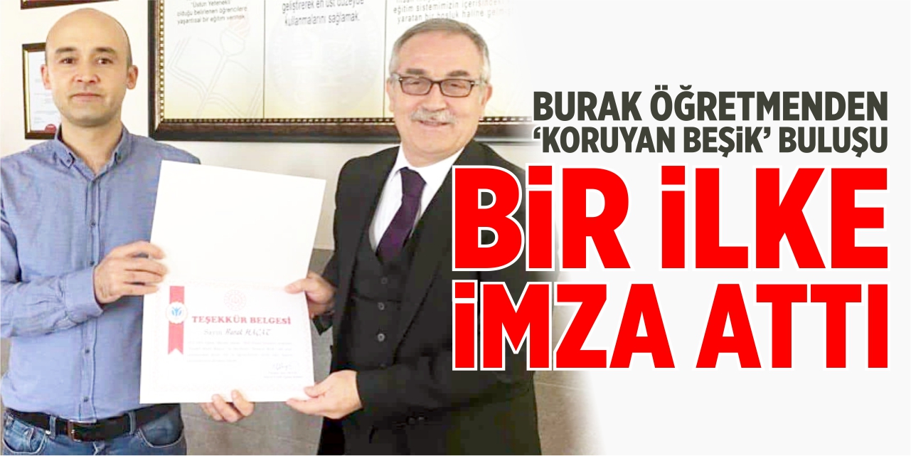 Burak Öğretmenden ‘Koruyan Beşik’ buluşu