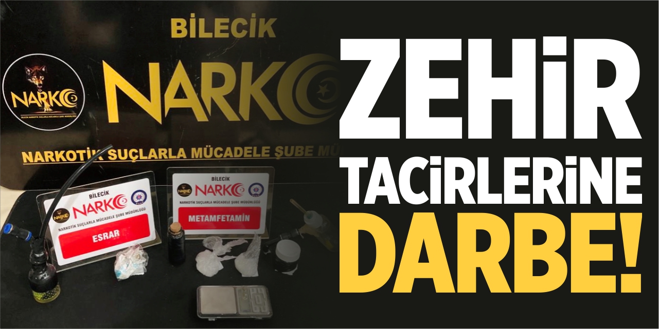 Emniyetten zehir tacirlerine darbe!