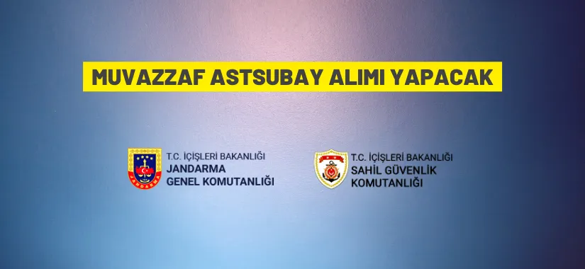 Muvazzaf astsubay alınacak