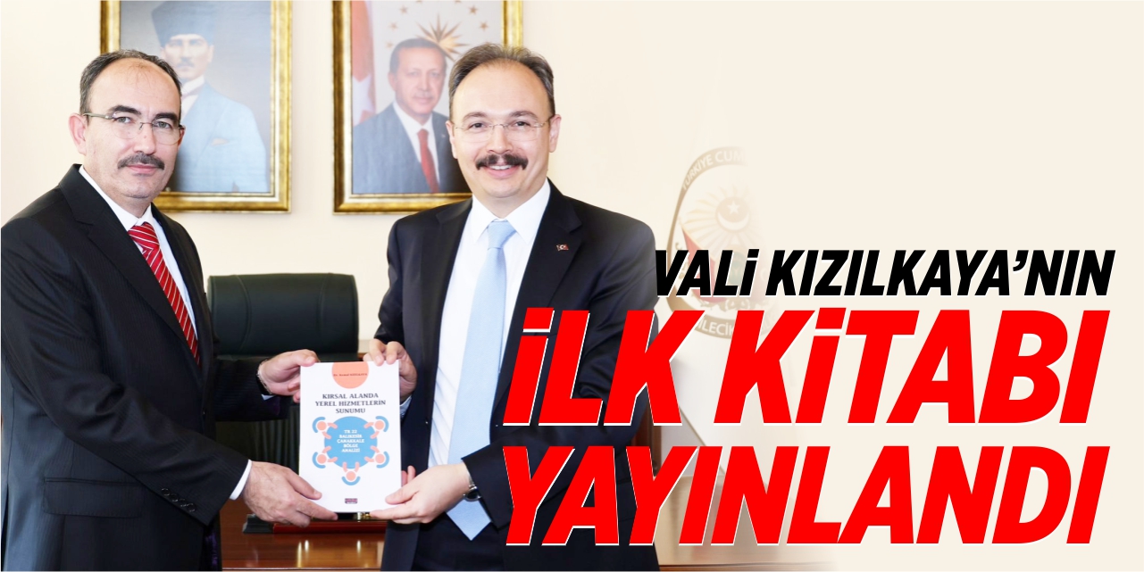 Vali Kızılkaya’nın ilk kitabı yayınlandı