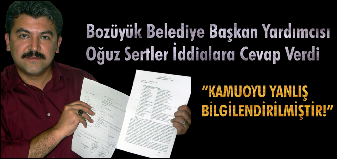 "KAMUOYU YANLIŞ BİLGİLENDİRİLMİŞTİR"