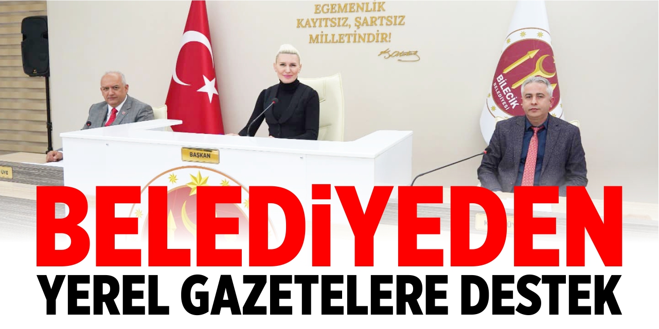 Belediyeden yerel gazetelere destek