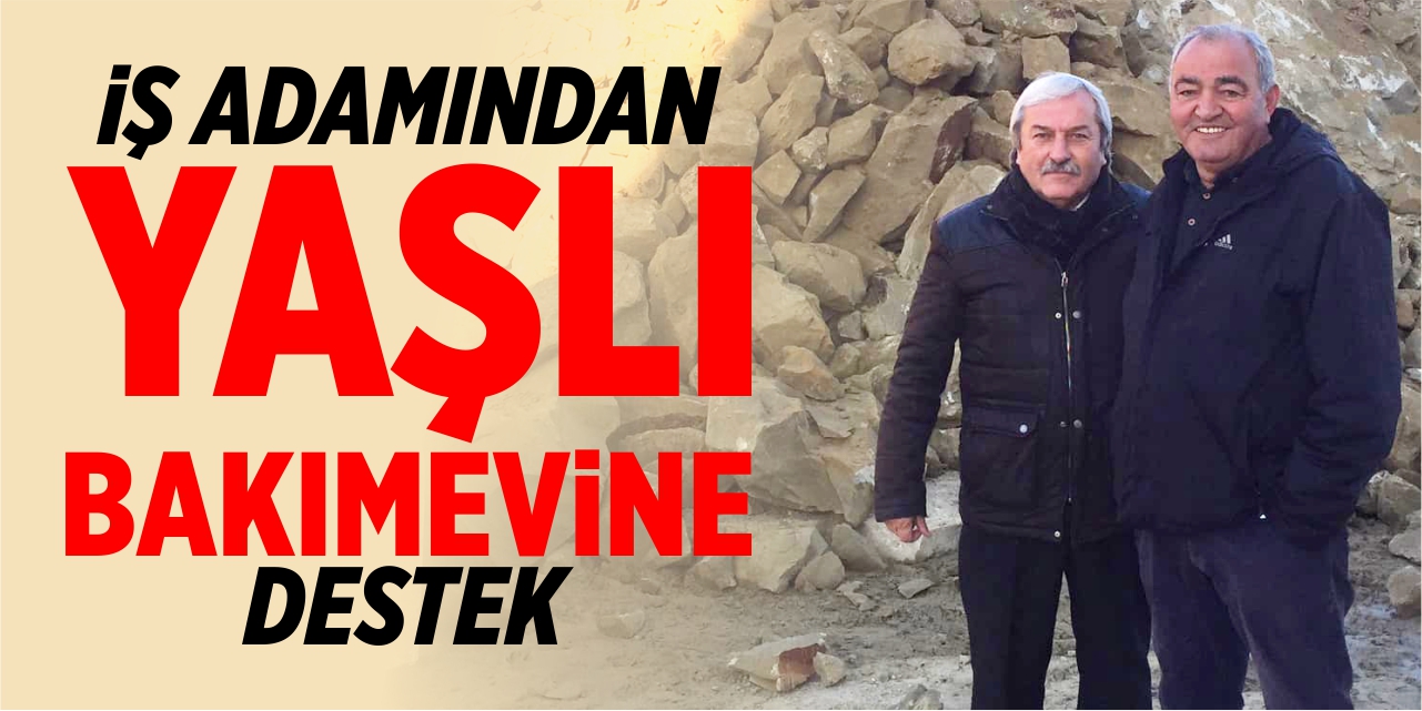 İş adamından yaşlı bakımevine büyük destek