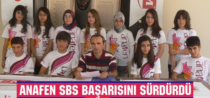 ANAFEN SBS BAŞARISINI SÜRDÜRDÜ