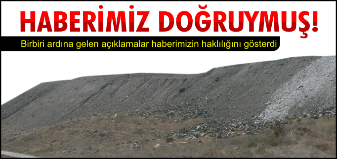 HABERİMİZ DOĞRUYMUŞ