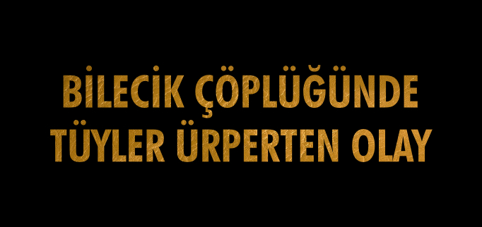 ÇÖPLÜKTE BEBEK CESEDİ BULUNDU