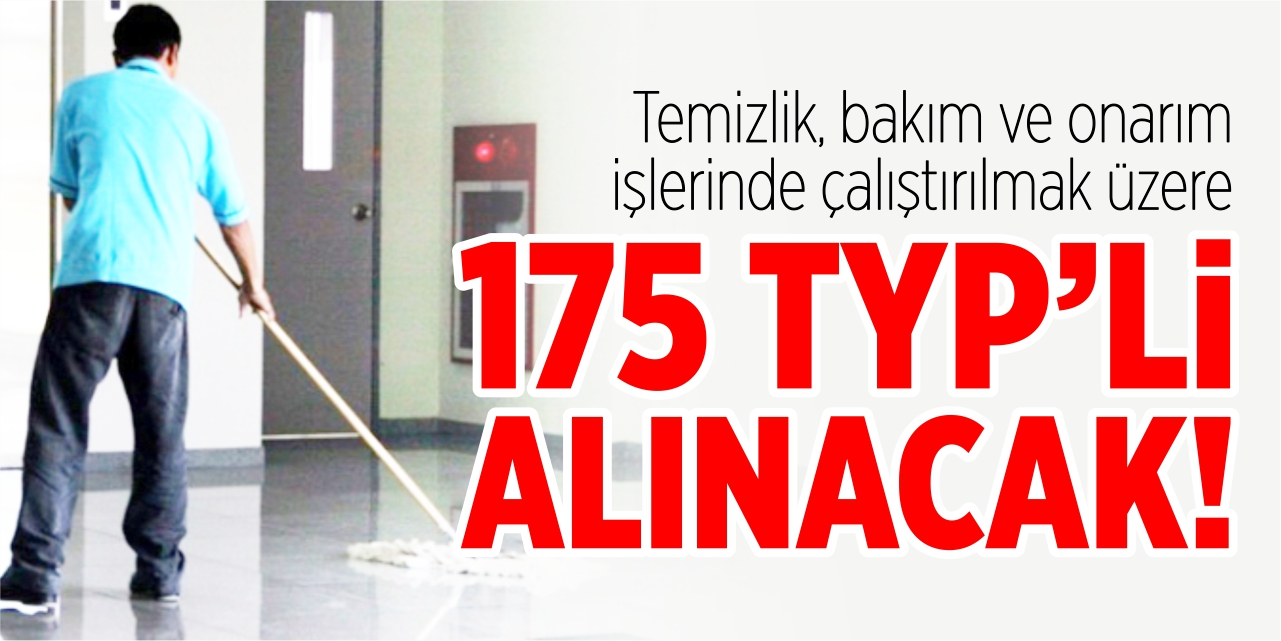 Milli Eğitim Müdürlüğü bünyesinde çalıştırılmak üzere TYP'li alınacak