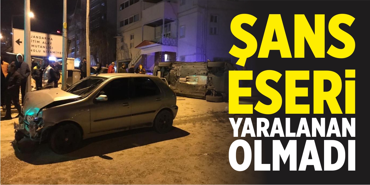 Şans eseri yaralanan olmadı!