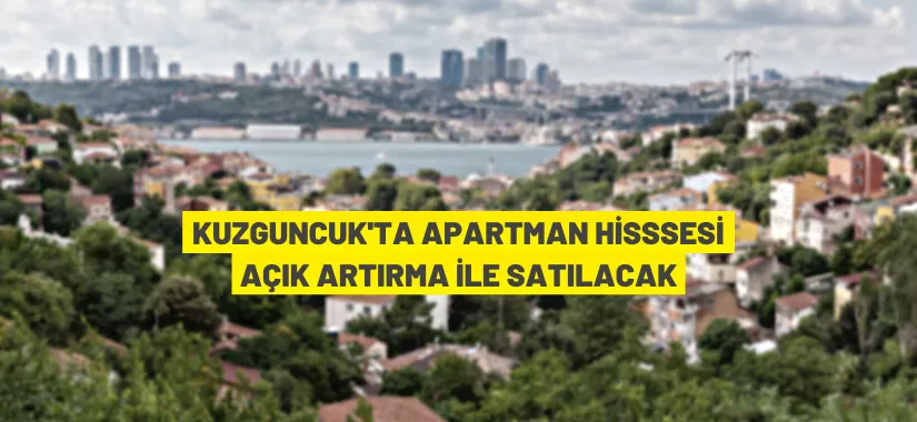 Kuzguncuk'ta Boğaz'a cepheli apartmanın 1/4 hissesi satışa çıktı