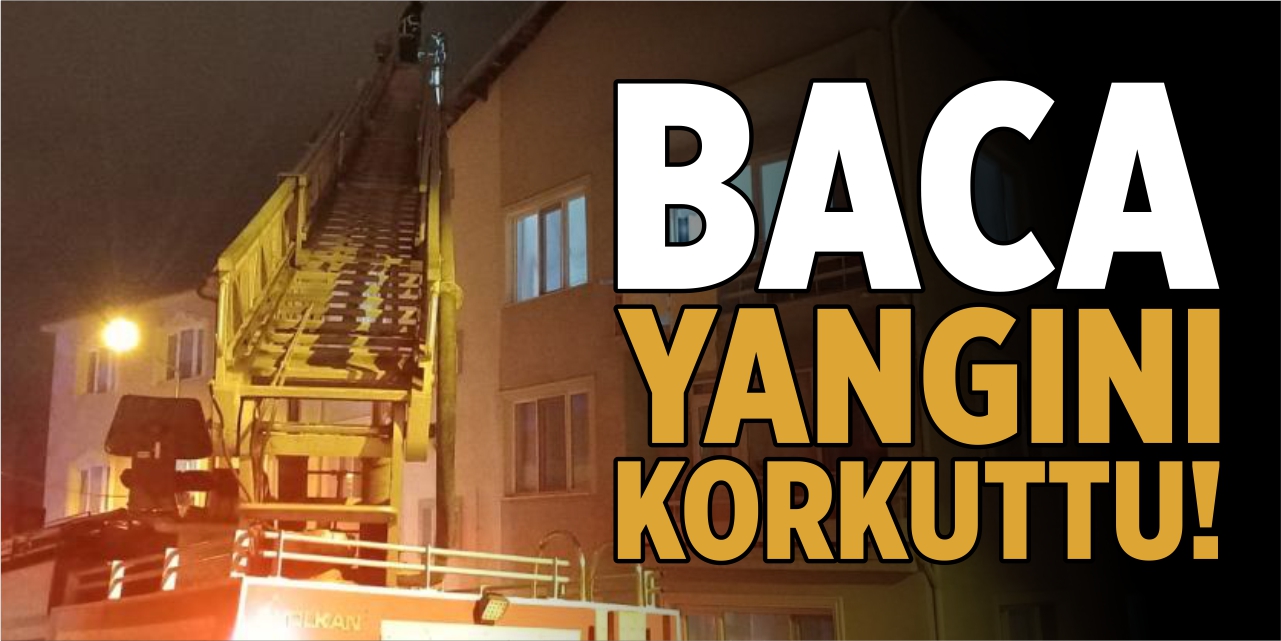 Baca yangını korkuttu