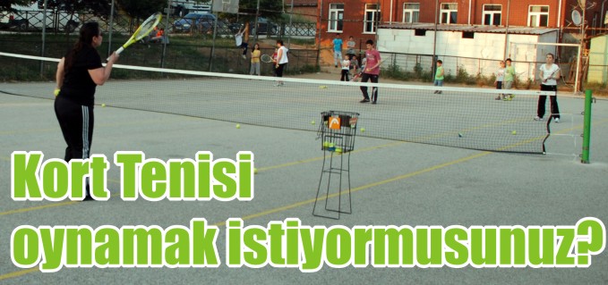 GÜNEŞSPOR’DAN KORT TENİSİ KURSU