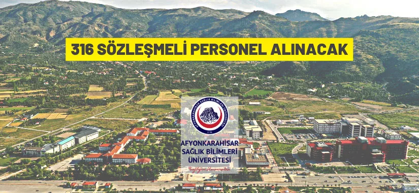 316 Sözleşmeli Personel alınacak