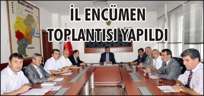 EMCÜMEN TOPLANTISI YAPILDI