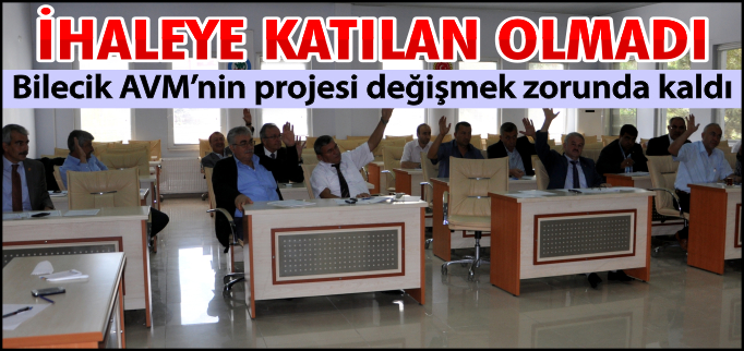 İHALEYE KATILAN OLMADI PROJE DEĞİŞTİ