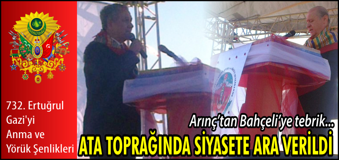 ATA TOPRAĞINDA SİYASETE ARA VERİLDİ