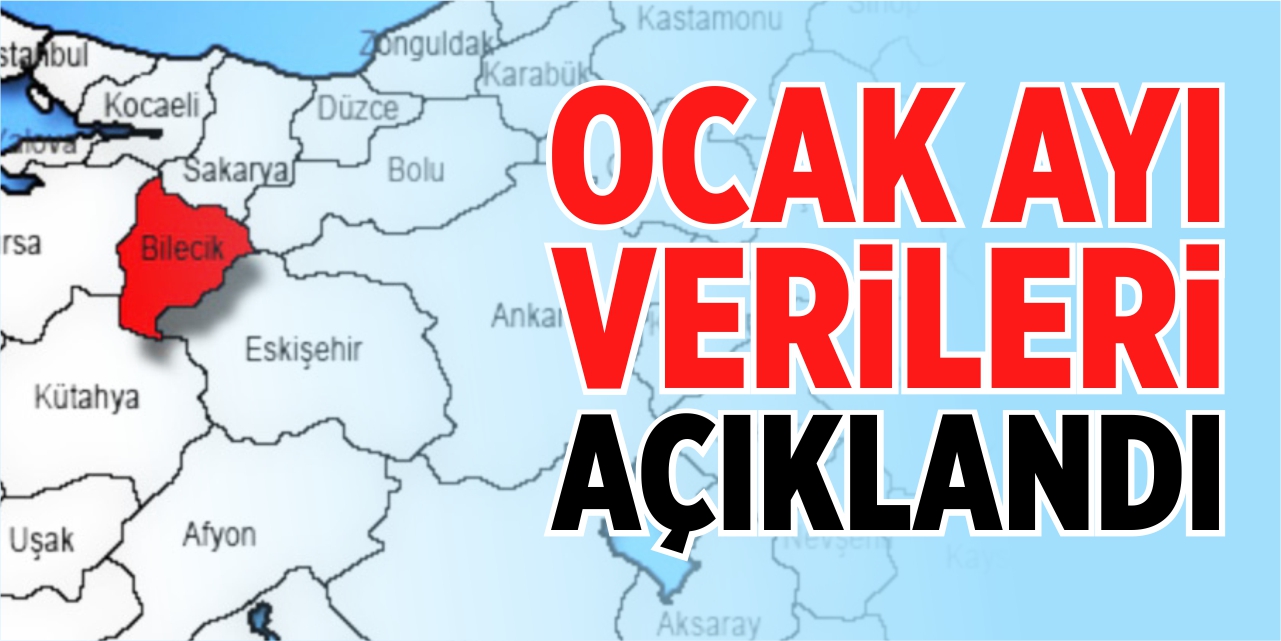 Ocak ayı verileri açıklandı