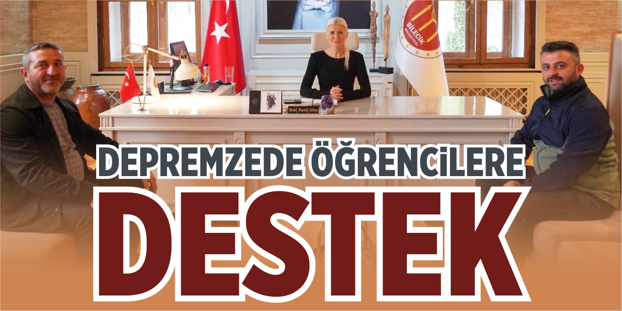 Depemzede öğrencilere destek