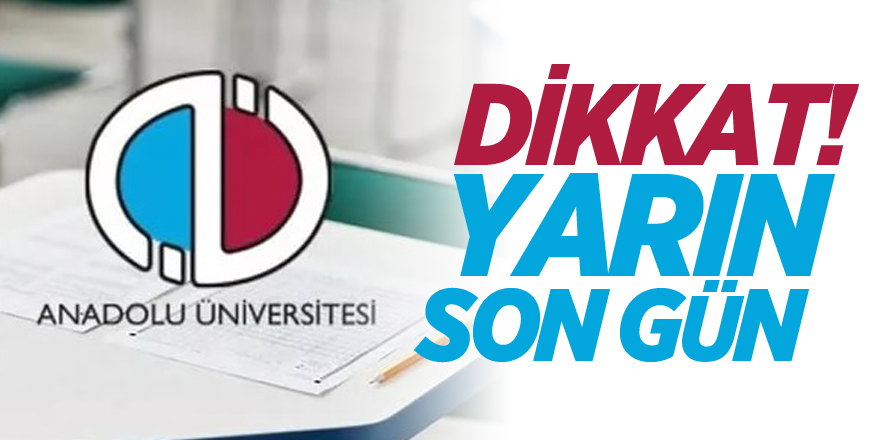 Yarın Son Gün