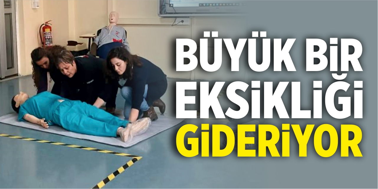 İlk Yardım Merkezi büyük bir eksikliği gideriyor