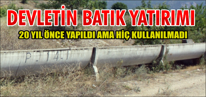 DEVLETİN BATIK YATIRIMI