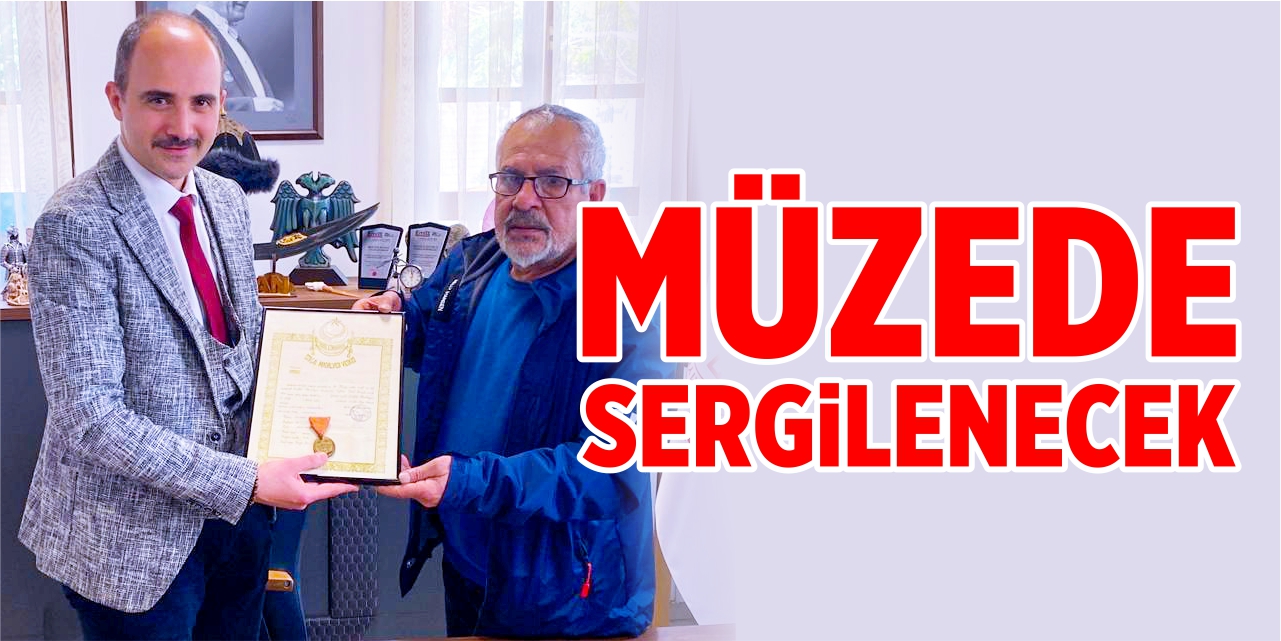 İstiklal Madalyası müzede sergilenecek