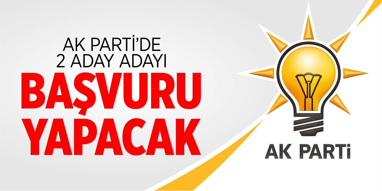 AK Parti'de 2 aday adayı başvuru yapacak