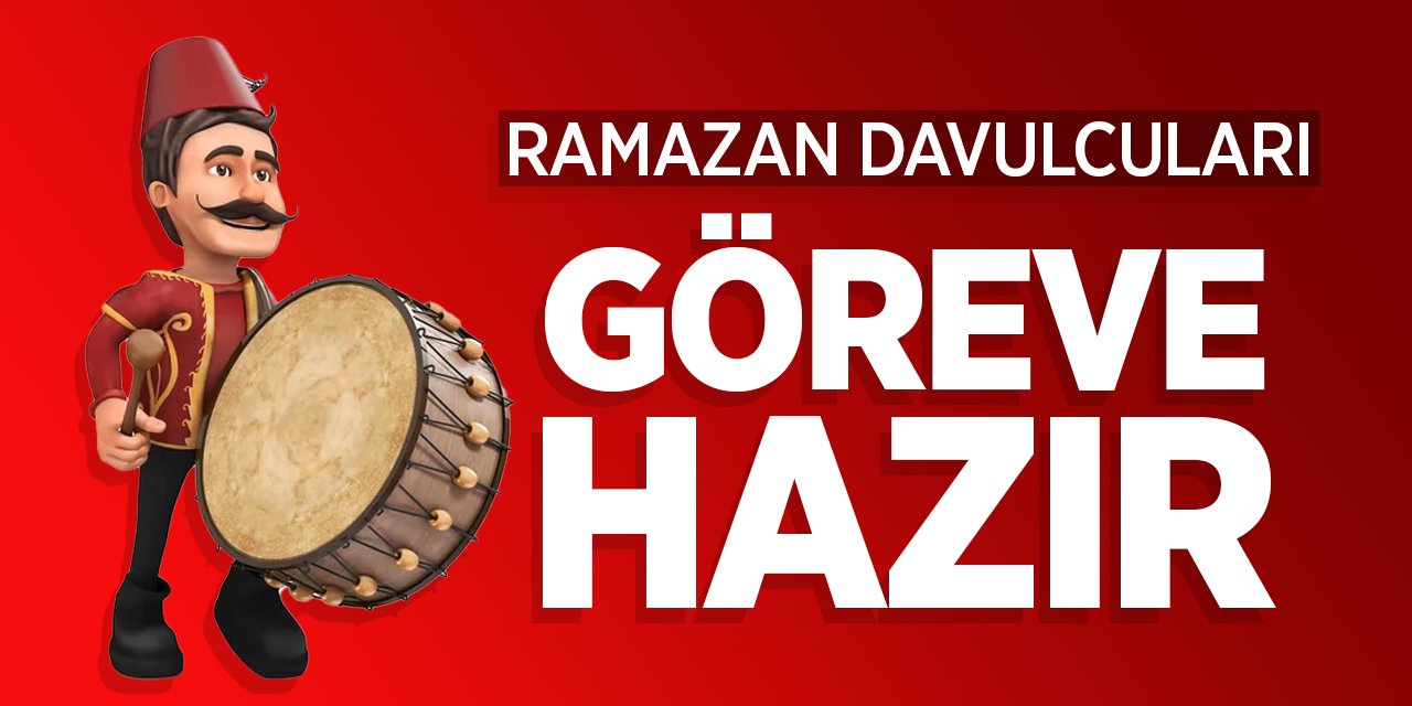 Bozüyük'te ramazan davulcuları göreve hazır