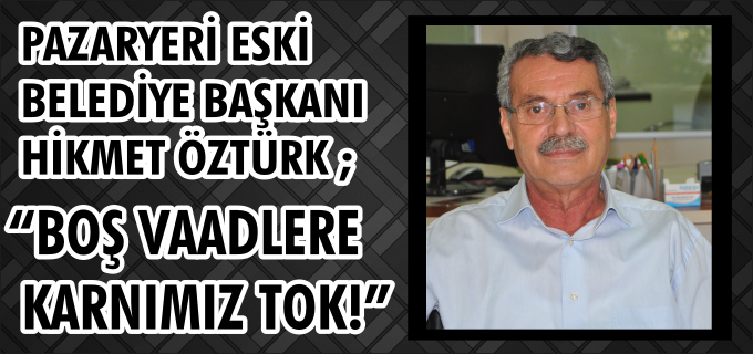 BOŞ VAADLERE KARNIMIZ TOK