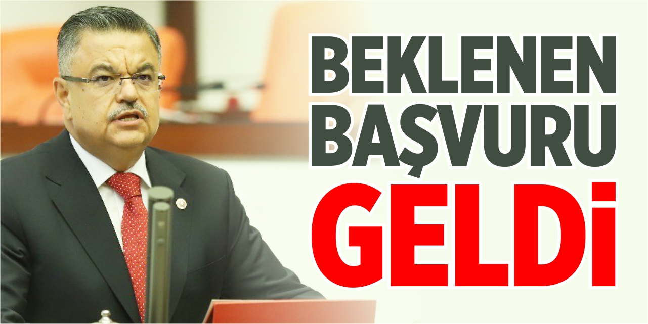 Beklenen başvuru geldi