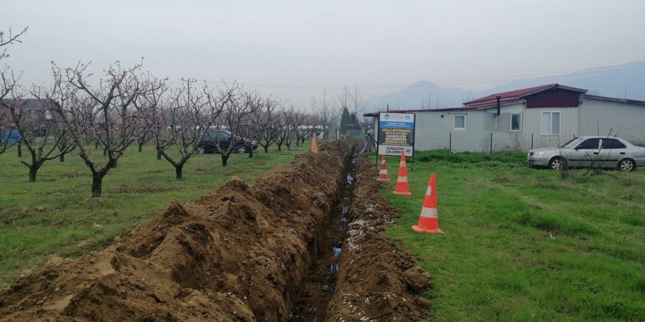 O bölgeye yeni su hattı