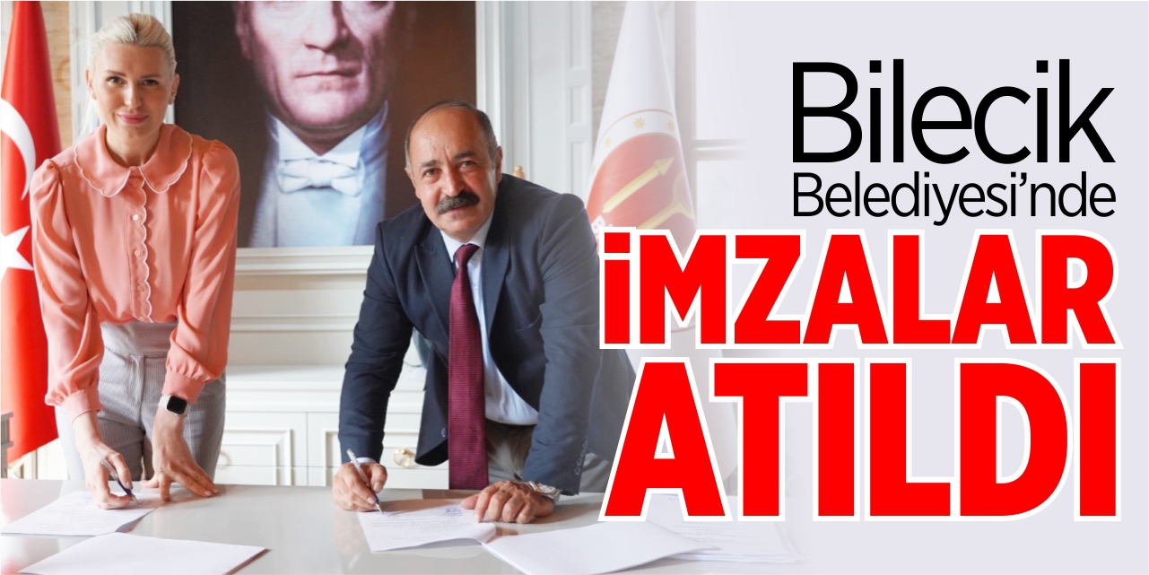 Bilecik Belediyesi'nde toplu iş sözleşmesi imzalandı