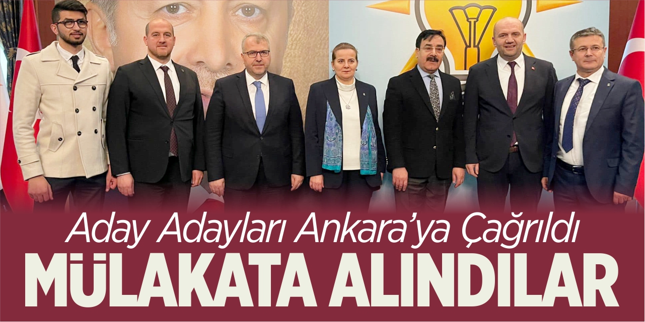 AK Parti Bilecik Milletvekili aday adayları Ankara’da