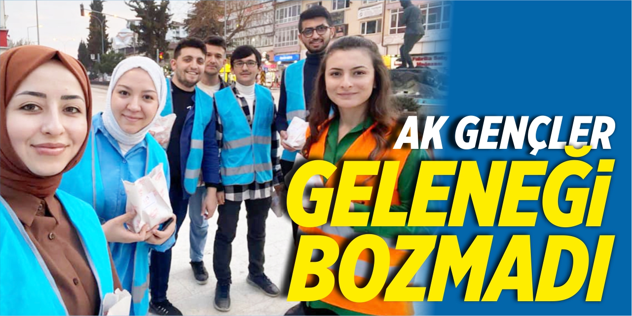 AK Gençler geleneği bozmadı