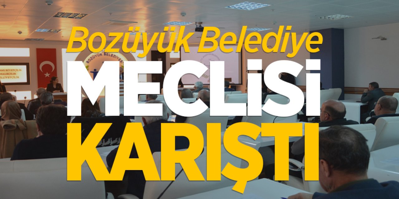 Bozüyük Belediye Meclisi Karıştı