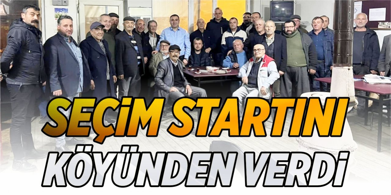 Seçim startını köyünden verdi