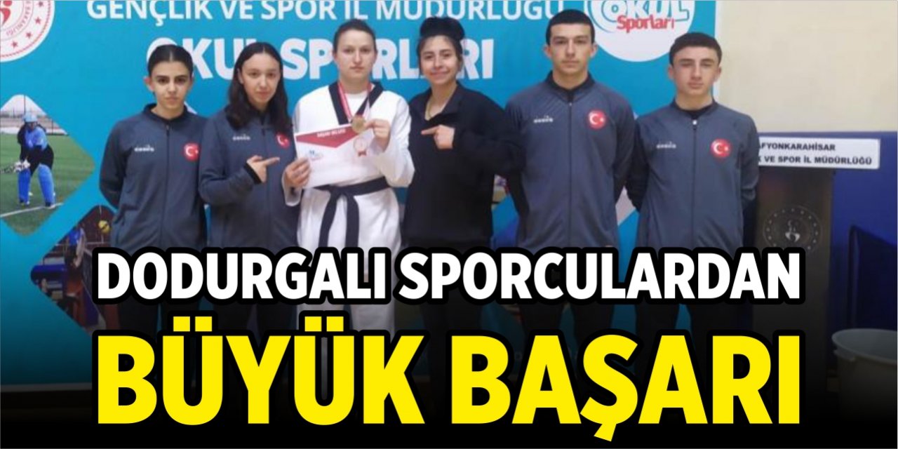 Dodurgalı sporculardan büyük başarı