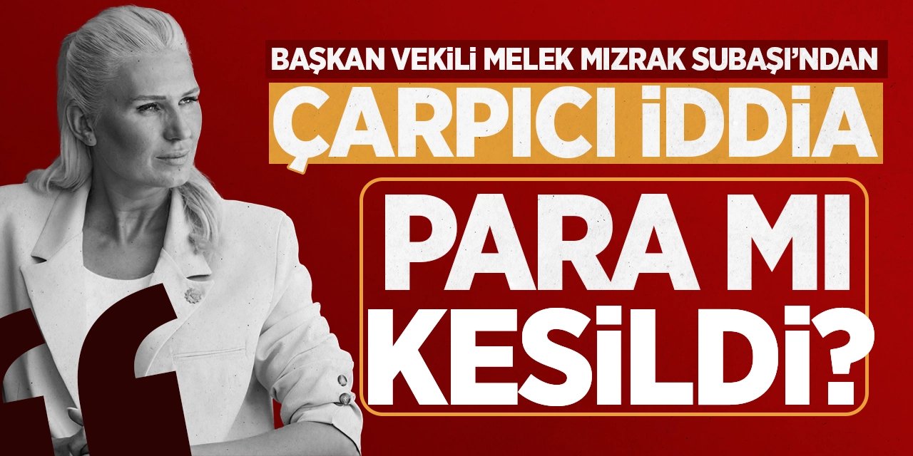 Başkan V. Subaşı’ndan çarpıcı iddia İller Bankası parayı mı kesti?