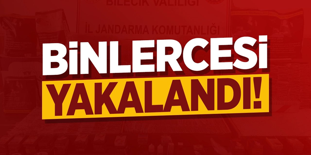 Bilecik'te binlerce adet kaçak sigara yakalandı!